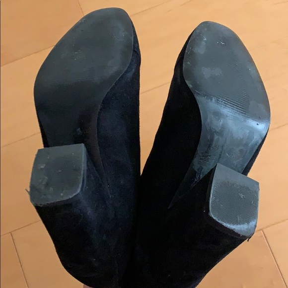 Black Kendall & Kylie Suede Booties - Picture 4 of 7